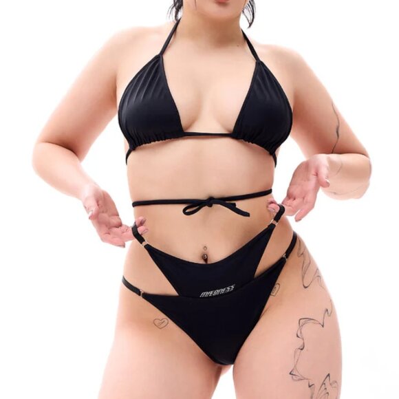 NWOT MAED pole bikini bottoms - Black - Size M - Picture 7 of 7